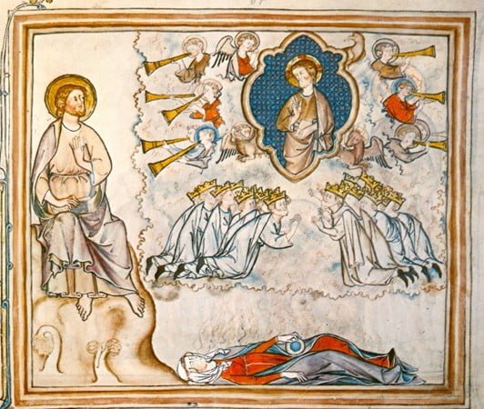 Apocalyspe Manuscrit Namur 14e siècle