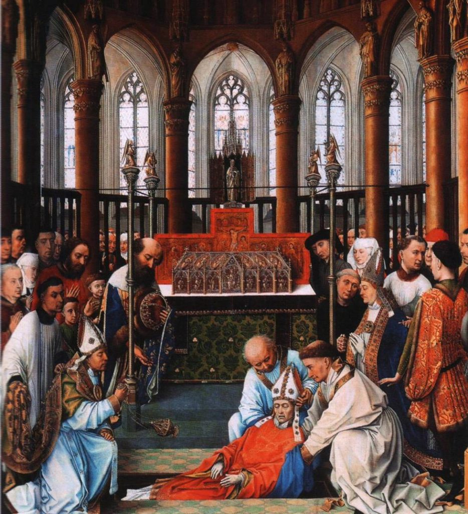 Rogier Van Der Weyden_Exhumation de saint Hubert