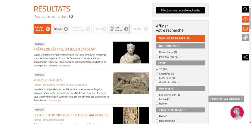Oeuvres en 3D_Musée National du Moyen Âge