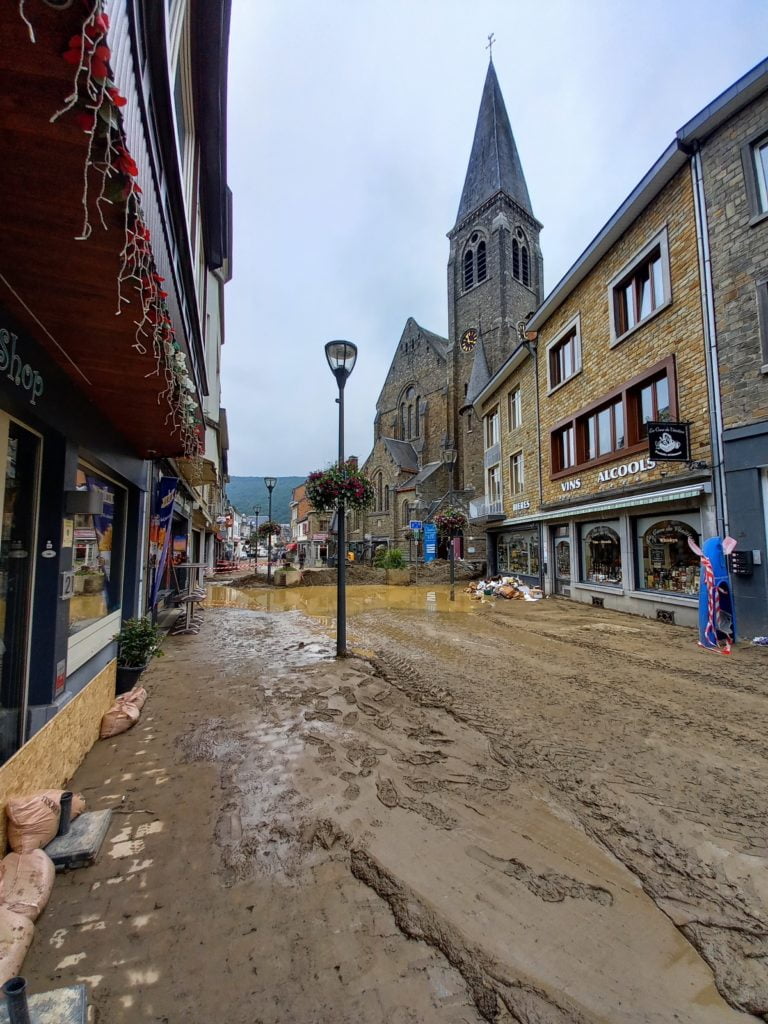 Inondation centre-ville_La Roche