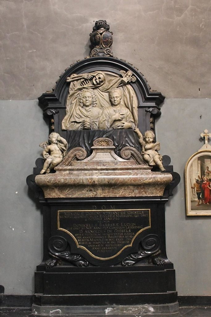 monument funéraire d’Adrien de Ghysels et Barbe Lucion_Liège